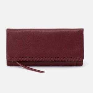 NWT New Hobo Wade Wallet Port Leather Retired Rare